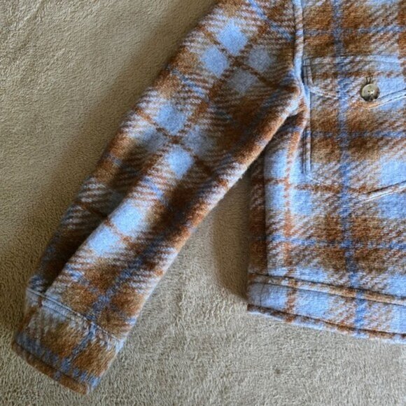 Aritzia Wilfred Free Autumn Wool Blend Plaid Shirt Jacket size XS - Picture 8 of 16